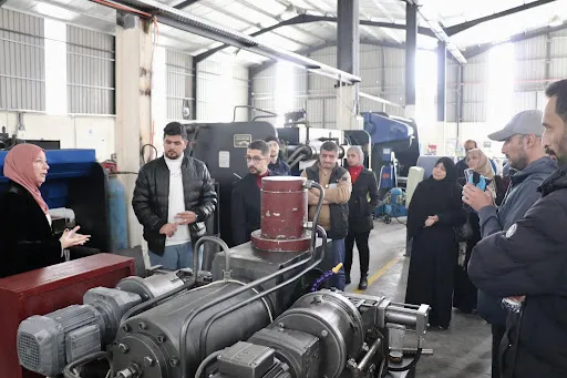 MEHNA Hosts the Jordanian Youth Business Forum for A Visit to Its Factory in Sahab, In Collaboration with The Amman Chamber of Industry