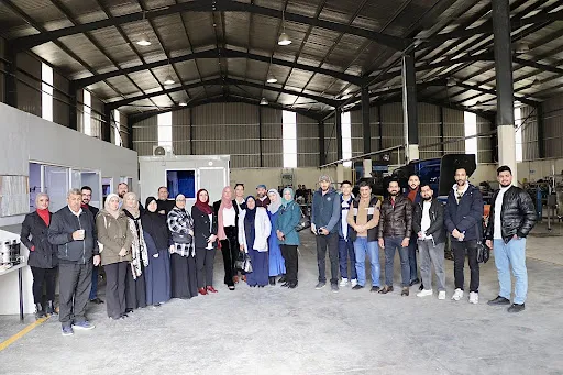 MEHNA Hosts the Jordanian Youth Business Forum for A Visit to Its Factory in Sahab, In Collaboration with The Amman Chamber of Industry