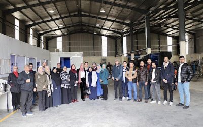 MEHNA hosts the Jordanian Youth Business Forum for a visit to its factory in Sahab, in collaboration with the Amman Chamber of Industry
